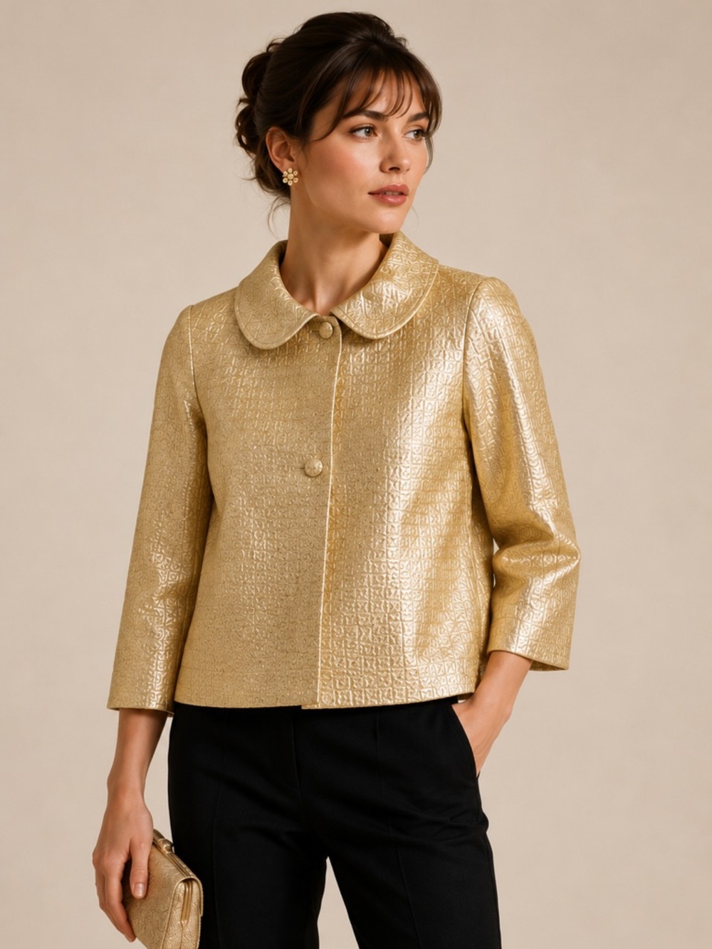 Martin Grant Paris Gold Couture Blazer Jacket ✨